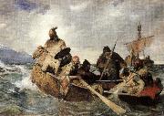 unknow artist norrmannen landstiger pa island ar 872 Spain oil painting artist